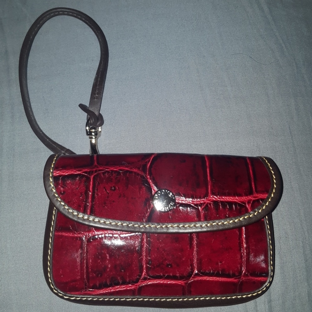 Dooney & Bourke Croco Leather Wristlet